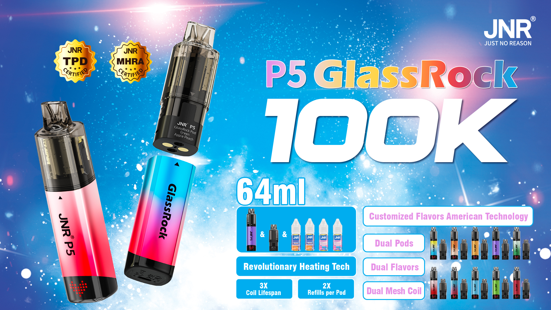 GlassRock 100K banner