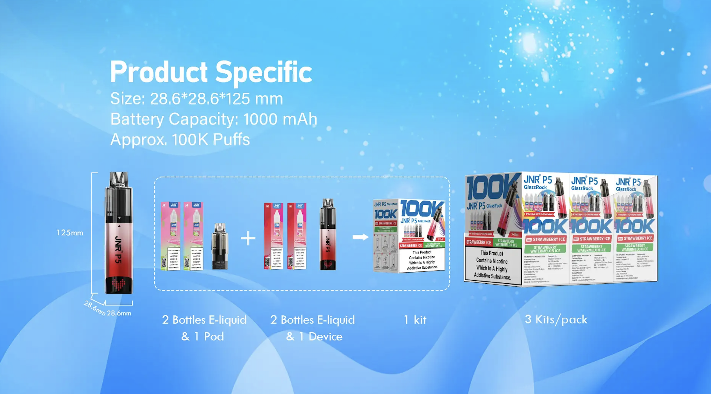64ml • Dual Flavors • Dual Pods • Dual Mesh Coil